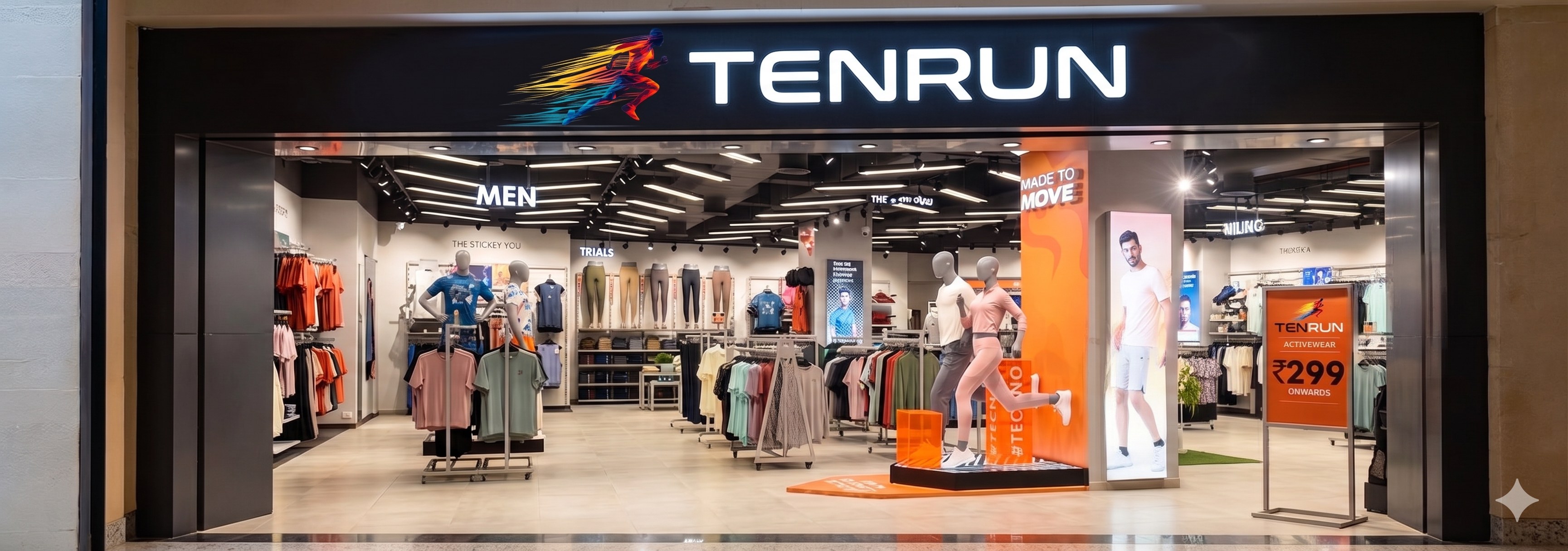 TENRUN store facade